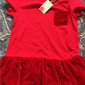 Precious red holiday top Christmas ,valentines, anytime